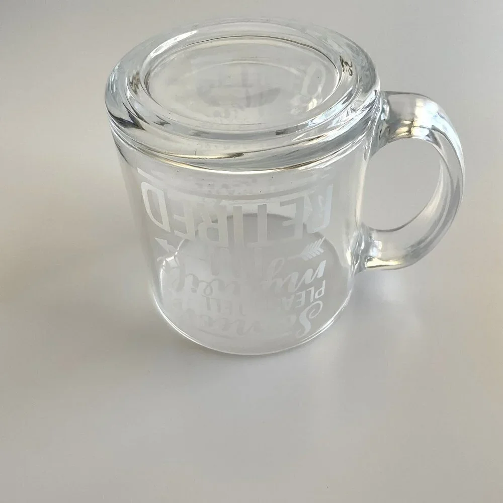 RETIREMENT COFFEE MUG SOMEONE PLEASE TELL MY WIFE I'M RETIRED